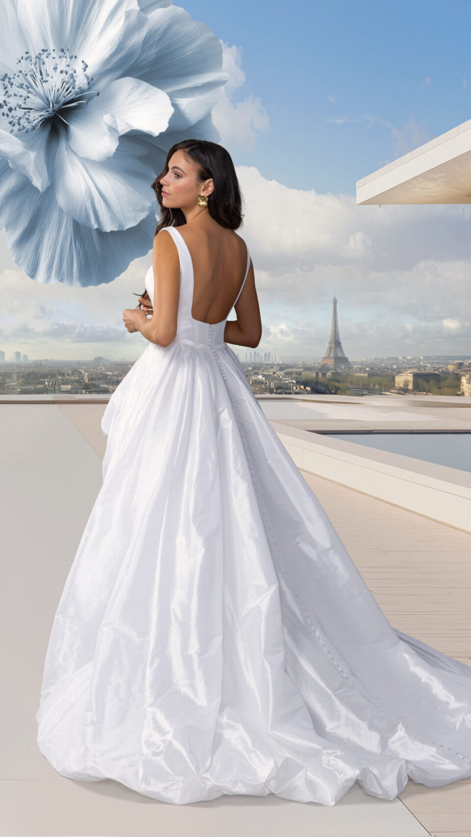 Faustine - Robe de mariée Pronuptia Collection 2027 dos