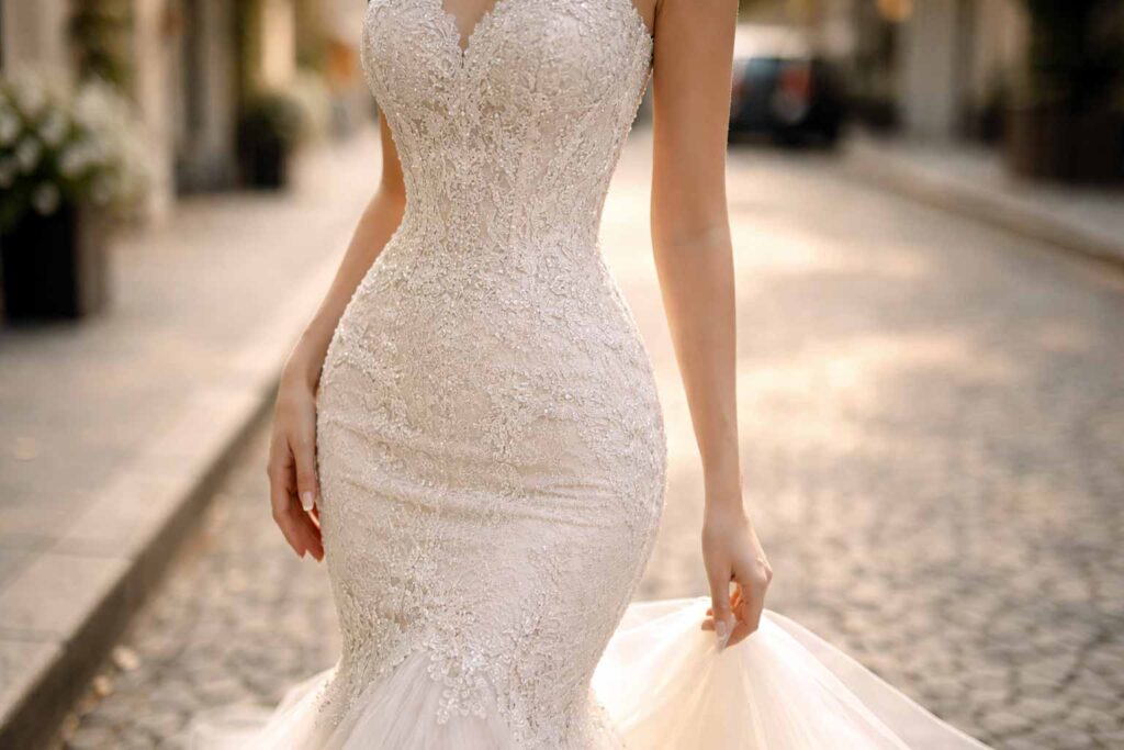 comprendre coupe robe de mariée sirene