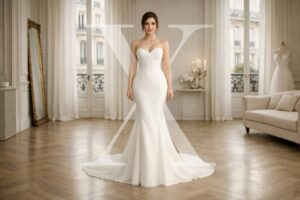 robe de mariée morphologie X