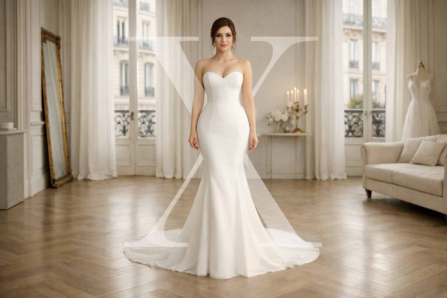 robe de mariée morphologie X
