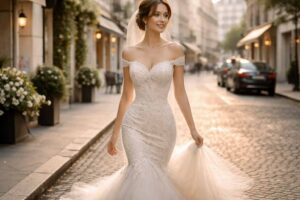 a qui va une robe de mariée sirène ?