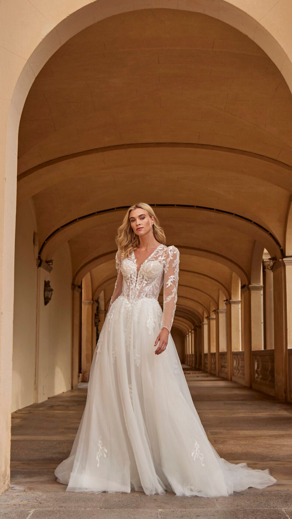CHLOE – Robe de mariée bretelles dentelle