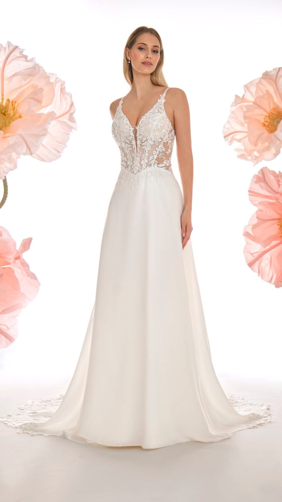 CHARLIE – Robe de mariée dentelle dos nu